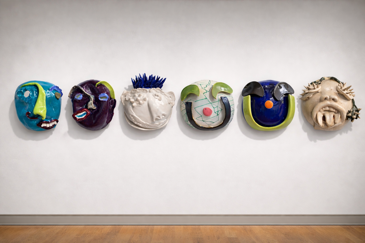 Masks, Ceramic, 2022–2024